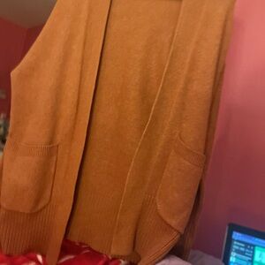 Women's Rust Sweater Vest